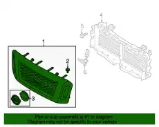 Решетка радиатора NISSAN 62310EZ70B