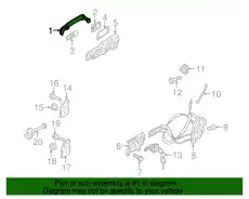 Ручка двери NISSAN 80640-1KA3A
