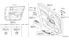 Ручка двери NISSAN 80951-1KA0A