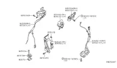HANDLE ASSY - R 82606-ZP50C NISSAN