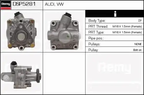 Насос гидроусилителя руля DELCO REMY DSP5281