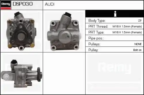 Насос гидроусилителя руля DELCO REMY DSP030