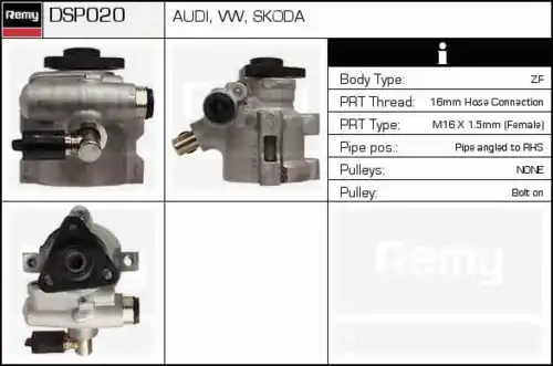 Насос гидроусилителя руля DELCO REMY DSP020