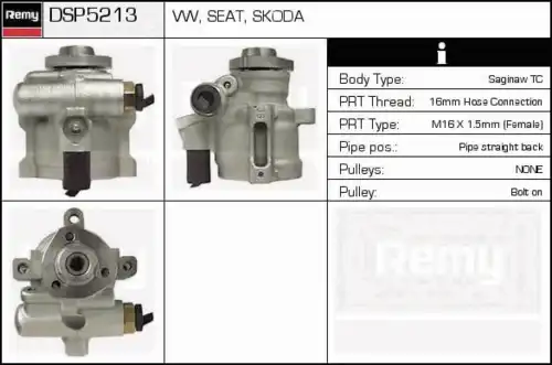 Насос гидроусилителя руля DELCO REMY DSP5213