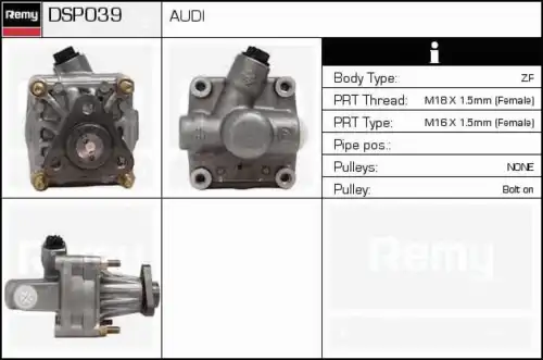 Насос гидроусилителя руля DELCO REMY DSP039