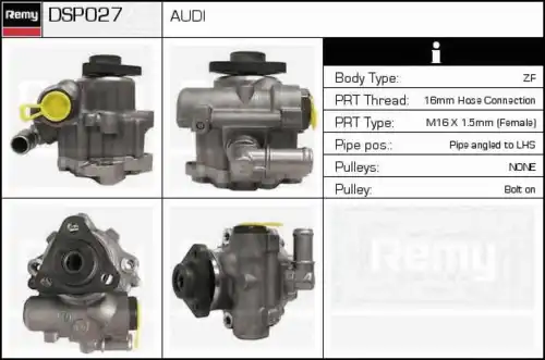 Насос гидроусилителя руля DELCO REMY DSP027