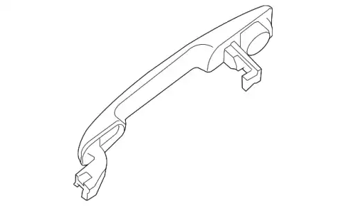Ручка двери NISSAN 82606-ZN91A