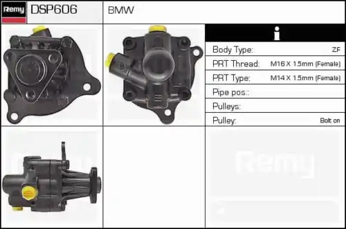 Насос гидроусилителя руля DELCO REMY DSP606