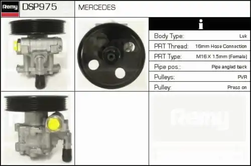 Насос гидроусилителя руля DELCO REMY DSP975