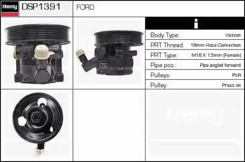 Насос гидроусилителя руля DELCO REMY DSP1391