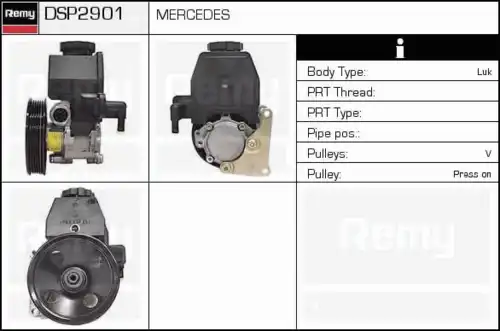 Насос гидроусилителя руля DELCO REMY DSP2901