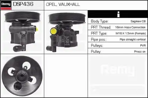 Насос гидроусилителя руля DELCO REMY DSP436