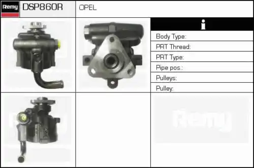 Насос гидроусилителя руля DELCO REMY DSP860R
