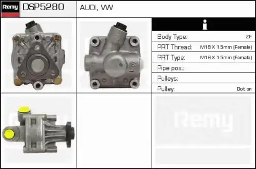 Насос гидроусилителя руля DELCO REMY DSP5280