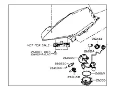 Фара NISSAN 26010-9RB0A