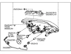 Фара NISSAN 260606FL0A