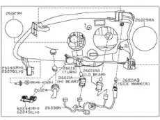 Фара NISSAN 26010-3YU0A