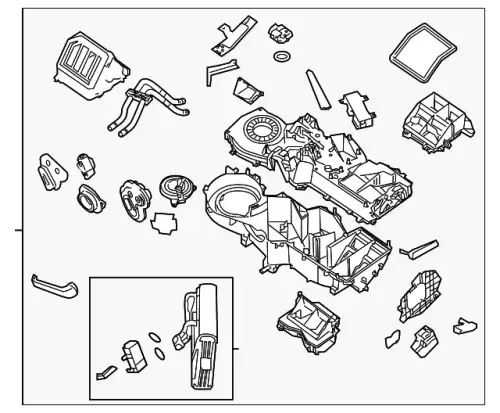 Отопитель воздушный NISSAN 27110-9FE2B