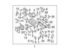 HEATING UNIT AS 27110-9N00A NISSAN