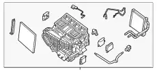 Отопитель воздушный NISSAN 271109HS1E