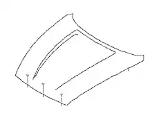 HOOD FEA0M-1EAMA NISSAN