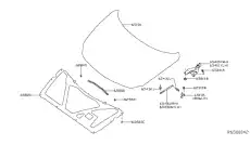 HOOD 65100-4RA0A NISSAN