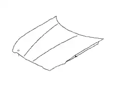 HOOD ASSY 65100-ZX00A NISSAN