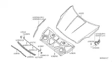HOOD ASSY 65100-ZX00A NISSAN