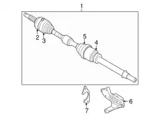 JOINT ASSY-INNER 39711-4BA7B NISSAN