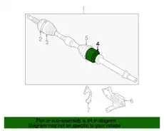 JOINT ASSY-INNER 39711-4BA7B NISSAN