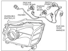 Фара NISSAN 26060-9GA0B