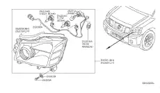 Фара NISSAN 26060-9GA0B