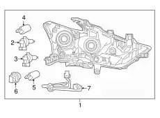 Фара NISSAN 260104RF4B
