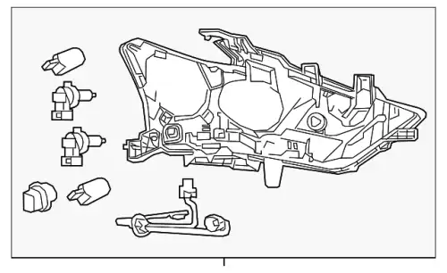 Фара NISSAN 260104RF4B