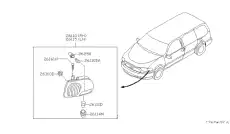 Фара NISSAN B6115-2Z400