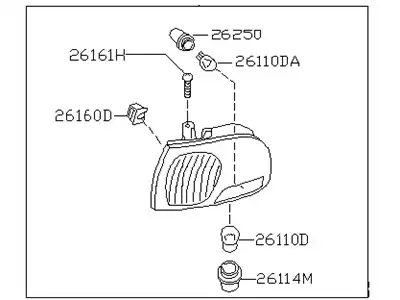 Фара NISSAN B6115-2Z400