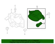 Фара противотуманная NISSAN 26150-JA00A