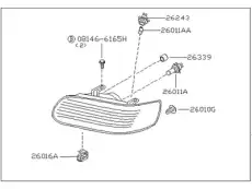 Фара NISSAN 26060-6Z525