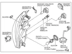 Фара NISSAN 26060-9N01A