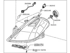 Фара NISSAN 26060-EM30A