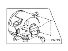 Фара противотуманная NISSAN 26150-9B90E
