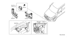 Фара противотуманная NISSAN 26150-9B90E