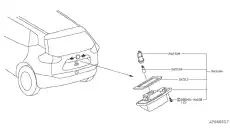 ПЛАФОН ПОДСВЕТКИ НОМ 26510-8991D NISSAN