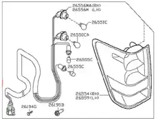 Фара NISSAN 26550-ZH226