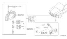Фара NISSAN 26185-40U26