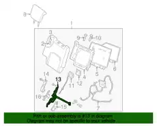 LATCH-RECLNR RE 88612-EA000 NISSAN