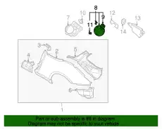 Подкрылок NISSAN 78830-CF00A