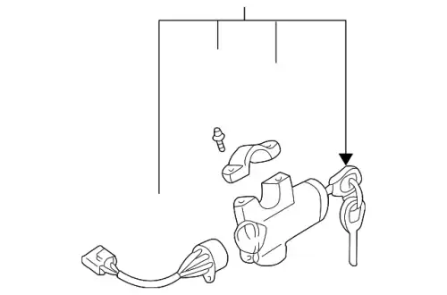 LOCK STEERING D8700-4S125 NISSAN