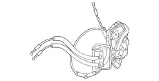 LOCK&REMOTE CONTROL ASSY - FRONT DOOR,LH 80501-3KA0B NISSAN