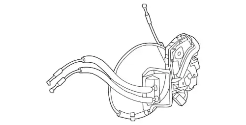 LOCK&REMOTE CONTROL ASSY - FRONT DOOR,LH 80501-3KA0B NISSAN